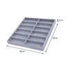 Sunglasses Organizer 12 Slot Decor Glasses Storage Box Display Case for Home Dresser Showcase Desktop Travel 240327