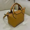 2024 Womens New Cute Exquisite Leather Dumpling Bag Designer Solid Mini Ladies Crossbody Bag Shopping Travel Shoulder Bag Clearance