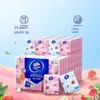 24 förpackningar Strawberry Printed Handdukar Portabla små förpackningar med vävnadsservetter 4Ply av förtjockade vätbara pappershanddukar 240323