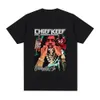 J'adore le chef Keef Print T-shirt Trend Men Femmes Coton Hip Hop Tshirt Surdimension