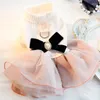 Abbigliamento per cani autunno di piccoli e medie dimensioni gatti gatti principessa abiti alla moda abito da sposa abito da sposa grazioso perros accesorios