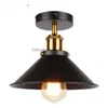 Ceiling Lights Retro Black Gold Light High Quality American Rural Home