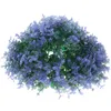 Fleurs décoratives Diamètre extérieur: 30 cm) fausses balles de plante d'herbe Ornement diy topiaire simulé plastique artificiel