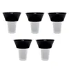 Wegwerpbekers rietjes 5 sets snack cup drink reizen doorzichtige plastic container ijs koffie pp draagbare voedselkom