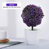 Decorative Flowers Artificial Plants Bonsai Small Tree Simulation Pot PlantsFake Table Potted Ornaments For Home El Garden Office Decor