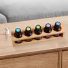 Storage Bottles 2Pcs Natural Bamboo 1 Tier Tabletop Display Stand Multifunctional Bottle Rack Fits 15Ml 10Ml 5Ml