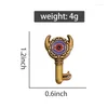 Brooches Cartoon Game Badge Brooch Retro Dungeon Key For Men Women'S Party Charm Accessories Adventure Jewelry Wholesale