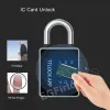 Lock TTLock Password Bluetooth Padlock Touch Screen RFID IC Card Key Home Security Waterproof Cabinet Electronic Bag Luggage Padlock