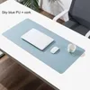 Nieuwe grote muiskussen Cover Office Slaapkamer Grote pc computer Mousepad Desktop toetsenbordmat Kussen Non-slip Waterdichte PU + Cork- Voor gaming-bureauaccessoires