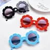 Vintage Kids Sunglasses Child Sun Glasses Round Flower Gafas Baby Children UV400 Sport Sunglasses Girls Boys fashion sunflower glasses