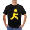 Men's Tank Tops Little Yellow Running Man America Online AOL T-Shirt Anime Sweat Clothes Edition Workout Shirts For Men