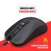 Batterier Orzerhome laddningsbar trådlös mus OneClick Desktop Silent Gaming Mouse Justerbar 3600DPI Färgglada bakgrundsbelysningsdatormöss