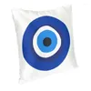 Cuggino Greek Turkish Evil Evil Eye Throw Case Home Decor Home Mediterraneo Amuleto Amuleto divano esterno S Cover Square Collowcase