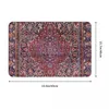 Mattor Kashan Central Persian Silk Doormat Rug Carpet Mat Footpad Polyester Non-Slip Dust-Pro Entrance Kök sovrum balkong toalett