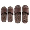 Slippers -2 Pairs Acupressure Foot Massager Massage Shoes Reflexology Sandals Relief Plantar Fasciitis Arthritis M & XL