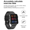 Polsbandjes ugumo nieuw slim horloge voor mannen vrouwen ECG PPG smartwatch zuurstoftemperatuurmonitor bloeddrukmeter horloge fitness armband