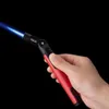 La nouvelle flamme droite du vent en métal peut plier le turbo-torche butane sans gaz ajustement de flamme plus léger Gift Cigare plus léger pour hommes