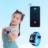 Bekijkt smartwatch cadeau voor jongensmeisjes Q12 Children's Smart Watch Sos Sim Card Call Telefoon Horloges Waterdichte IP67 Kindercameraklok