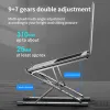 Imprimantes support d'ordinateur portable réglable support de comprimé support en aluminium pour le livre Air Pro Dell XPS HP ASUS support de tablette d'ordinateur portable