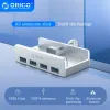 Mice Orico Mh4pu 4 Usb 3.0 Hub with Power Supply Super High Speed Expansion 5gbps Data Transmission for Laptop Computer Accessories