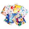 Dog Apparel 10/20pcs Pet Bandana Small Large Bib Cotton Cute Puppy Saliva Scarf Flower Print Cat Kerchief Grooming Accessories