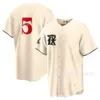 Fotbollströjor Carrier Rangers Baseball Texas 5# Blank Letterless Cardigan broderad stor version