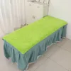 Havlu Güzellik Salon Kenar Yatak Yapımı Jacuzzis Sheet Cover Kalınlaştırılmış Su Emilim Gri Yeşil 80 190 Banyo