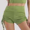 Short Pants Women's Bikini Swimsuit Bottom Swimwear Adjustable Side Tie Swimming Trunks Solid Female Shorts Middle Waist Summer