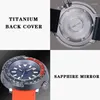 Wristwatches Heimdallr Watch Titanium Tuna 44MM Grey Dial Retro Luminous NH35A Automatic Mechanical Sapphire Ceramic Bezel 200Bar Waterproof
