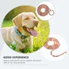 Dog Collars Stainless Steel Chain Choke Collar Dogs Decor Tool Lead Leading Outdoor Decoration Metal Coil