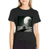 Frauen Polos chandrayaan Mondsonde T-Shirt Grafik Tierdruck Hemd für Mädchen Tees T Frauen