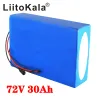 Liitokala 72V 30AH Batterie 72V Batterie de vélo électrique 72V 2000W Batterie de scooter électrique 72V Batterie au lithium avec 30A BMS