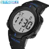 Polshorloges Synoke 9668 Men Sport Watches Chronos Countdown Men's Watch Waterproof LED Digital Man Electronic Clock Relogio Masculino