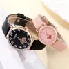 Wristwatches Top Couple Watch For Women Men Clock Male Calendar Love Dial Quartz Wrist Watches Leather Ladies Man