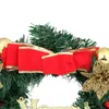Decorative Flowers Wall Hanging Christmas Wreath Bow-knot Bell Outdoor Doors And Windows Decorations Large Tree Garland Ornament