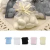 Gift Wrap 50Pcs Multicolor Organza Bags Wedding Party Favor Jewelry Bag Packaging 9X12 Cm