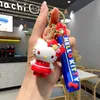 Новый стиль милый Melo tikkulomi kt Подвесная фигура Cartoon Car Care Care Key Chain Accessy Suck Sant маленький подарок