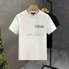 Heren T-shirtontwerper Nieuwe trendy en modieus pure katoenen T-shirt met korte mouwen, trendy casual ronde ronde nek tops zomer nieuwe heren halve mouw