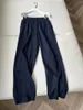 Pantalon féminin 2024 Fashion lâche élastique Twill Coton Coton 0322