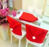 6PcsLot Christmas Decoracion Navidad Hat Chair Covers Christmas Decorations for Home Dinner Table New Year Party Supplies2955607