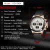 Смотрите 40 -миллиметровый новый V2 Pagani Design Men's Quartz Watches Sapphire Retro Chronograph Нержавеющая сталь водонепроницаемые часы Men Relogio Masculino