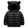 Down Coat Kids Baby Boys Jacke Parka Hell Mädchen Kapuze Winter Ente 1-8 Jahre Kinder Frühling Herbst Außenbekleidung