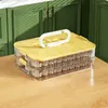 Garrafas de armazenamento Deli Organizador de alimentos Caixa nítida com timer para geladeira Bacon Anti-quebra transparente