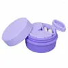 Bouteilles de rangement vides pots de maquillage contenant des contenants de voyage à l'épreuve 1 grande boîte et 3 petites boîtes pour une distribution facile de produits de beauté