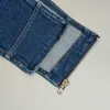 Tank da donna Designer camis di nicchia francese primavera e estate 2022 Nuova cassa di denim sexy avvolgimento della spalla Short Short Shensenren Top Maj3