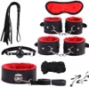 BDSM -Beschränkungen Sexspielzeug 22PC Bondage -Beschränkungen Set Fetish -Bett -Zurückhaltungen Kits für Anfänger, Bandenballspiel, Vibratoren Massager, Bondage Kit für Paare Sex