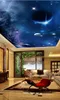 Wallpapers Custom Po Wall Paper Living Room Mural Natural Straw Wallpaper Science Fiction Planet Space Ceilings