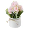 Fiori decorativi desktop pianta in vaso artificiale piante di seta finta piante per decorazioni per la casa interno