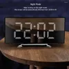 Orologi da tavolo LED CREATIVO Schermo curvo Scatto Clock da 6 pollici da letto per il Dorma