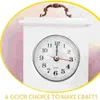 Clocks Accessories Clock Head Roman Number Replacement Insert Header Inserts With Movement Plastic Vintage